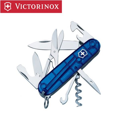 1.3703.T2 - Ніж складаний CLIMBER blue transparent 1.3703.T2