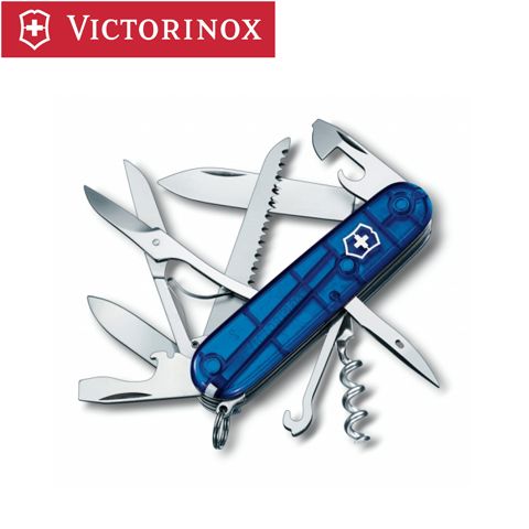 1.3713.T2 - Ніж складаний HUNTSMAN blue transparent 1.3713.T2