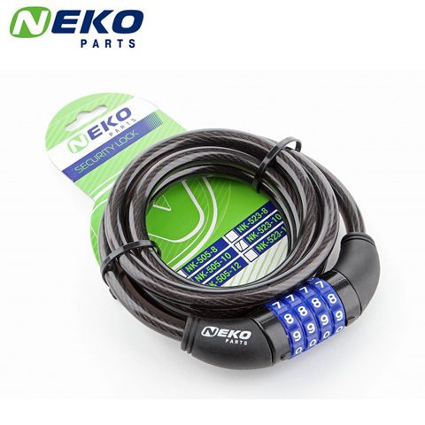 NK-523-10 - Замок кодовий NK-523-10 спіраль 10х1800мм