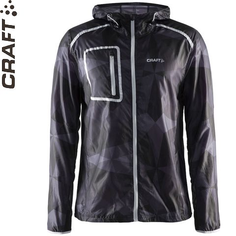 1903208-2091#XXL - Вітрівка чол. Focus Hood Jacket M P Geo Black/Platinum