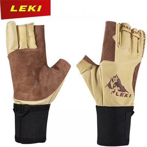 63372103090 - Рукавиці для скелелазіння FERRATA PRO brown