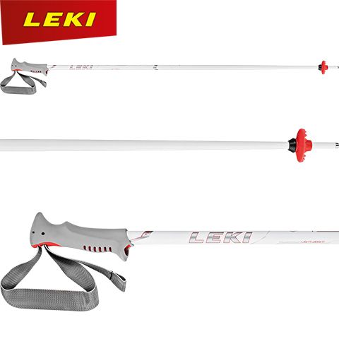 6404614-110 - Палки лижні VISTA white-silver-neonred