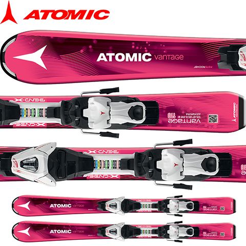 прAASS01178100 - Лижі для дівчат (Прокат) VANTAGE GIRL II pink + кріплення XTE 045