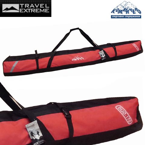 TE05247 - Сумка для лиж DUO-175 (2 пари) червоний