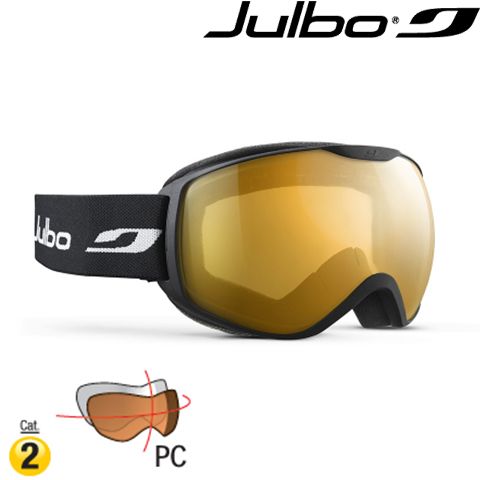 J74522146 - Маска лижна ISON black / Лінза: Mirror Spectron double lens cat. 2