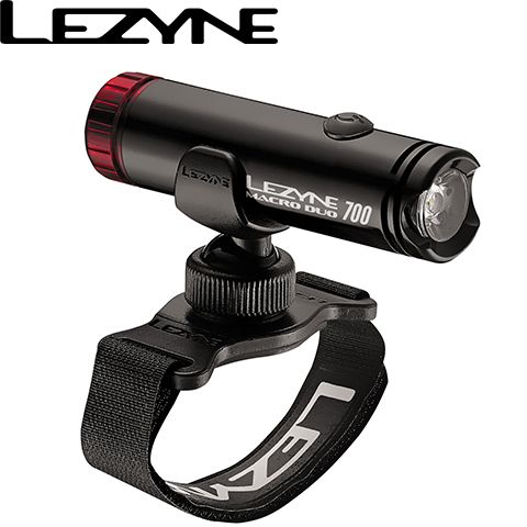 4712805989928 - Фара (ліхтар) на шолом MACRO DRIVE DUO black