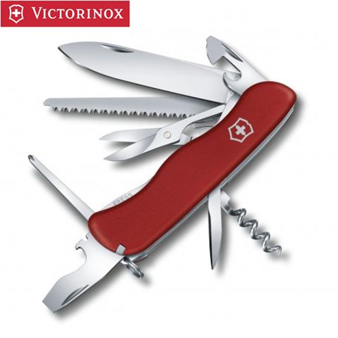 0.8513 - Ніж OUTRIDER 111 мм червоний, нейлон (14 предметів)