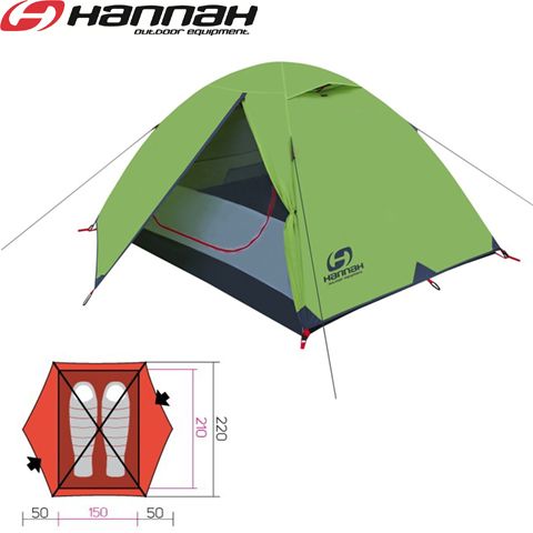 10003211HHX - Намет туристичний SPRUCE 2 parrot green