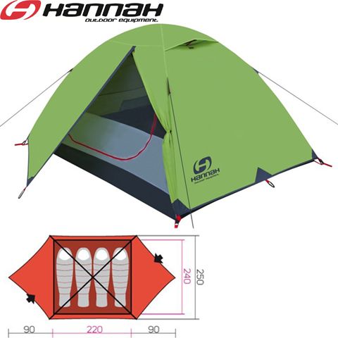 10003209HHX - Намет туристичний SPRUCE 4 parrot green