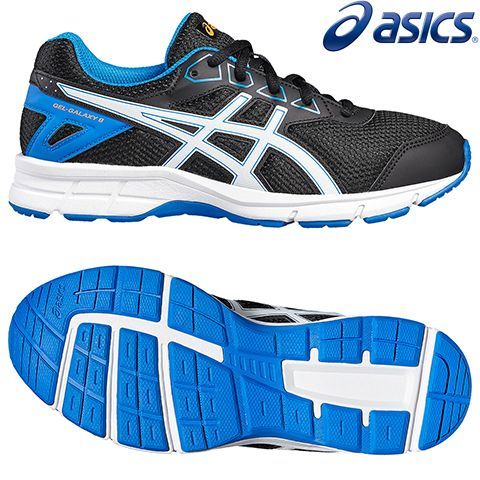 c-C626N-9001-4.5 - Кросівки бігові дитячі GEL-GALAXY 9 GS BLK/WHT/BLU K