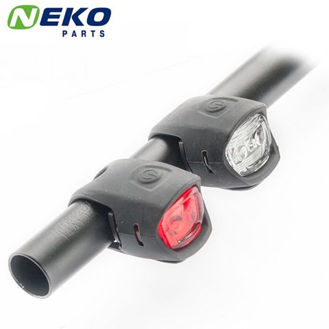 NKL-3204 - Ліхтарі сигнальні NKL-3204 (перед + зад, 2 режими по 2 діоди)