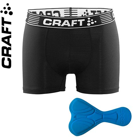 1905035-9900-S - Велотруси чоловічі Greatness Bike Boxer Man Black/White