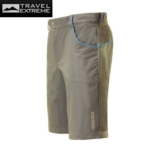 TE-C002-gr-36 - Шорти чоловічі CORVUS сірий/сірі шви