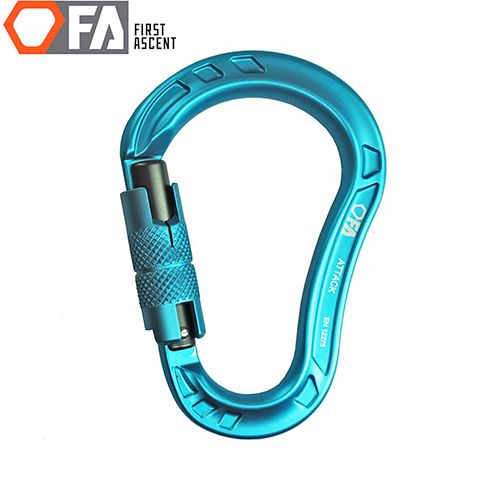 FA7013 03 - Карабін алюмінієвий ATTACK (light blue)