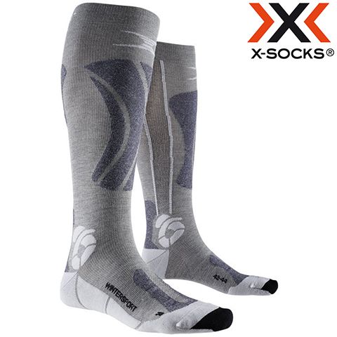 AP-WS03W20U-B408#39/41 - Шкарпетки APANI&reg; SOCKS WINTERSPORTS black/grey/white