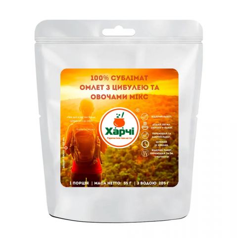 4820225900291 - 100% Сублімат. Омлет з цибулею та овочами мікс