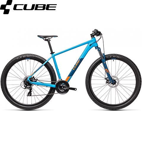 401110-14 - Велосипед AIM blue/orange (2021) рама XS(14"), колеса 27.5"