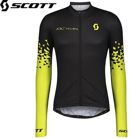 280321.5024.006 - Велофутболка SCOTT RC TEAM 10 L/SL black/sulphur yellow