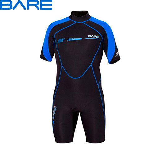 001170BLU-30ML - Гідрокостюм SPORT S-FLEX SHORTY 2mm black/blue