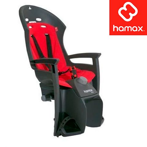 HAM.5525.05 - Велокрісло дитяче SIESTA на багажник grey/red