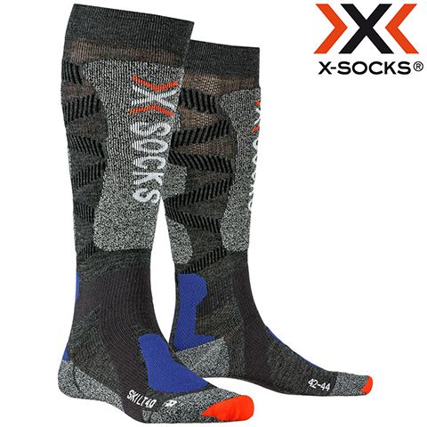 XS-SSKLW19U-G037#39/41 - Шкарпетки лижні SKI LT 4.0 anthracite melange/stone grey melange