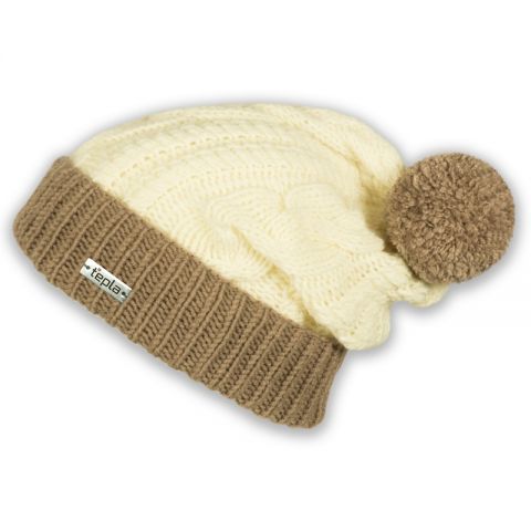 160902-003 - Шапка GENEVA cream-coffee