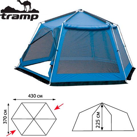 TLT-035.06 - Тент-намет Tramp MOSQUITO LITE blue