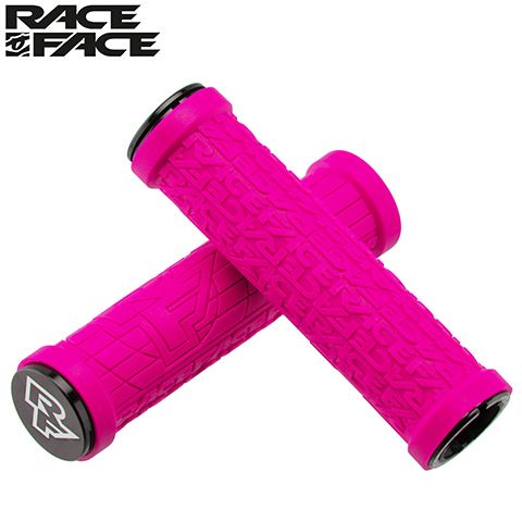 AC990087 - Ручки керма GRIPPLER LOCK ON magenta 30 mm