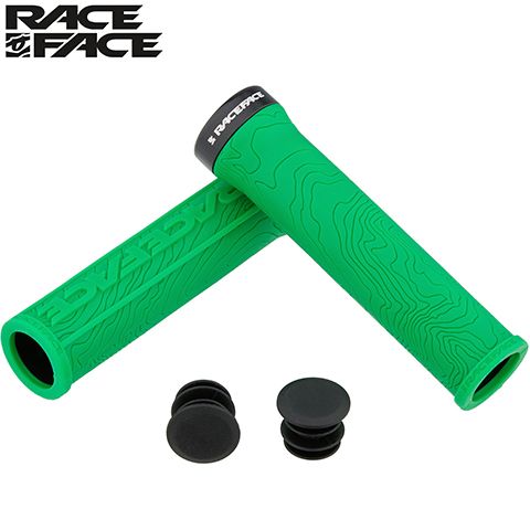 AC990059 - Ручки керма HALF NELSON Lock On green