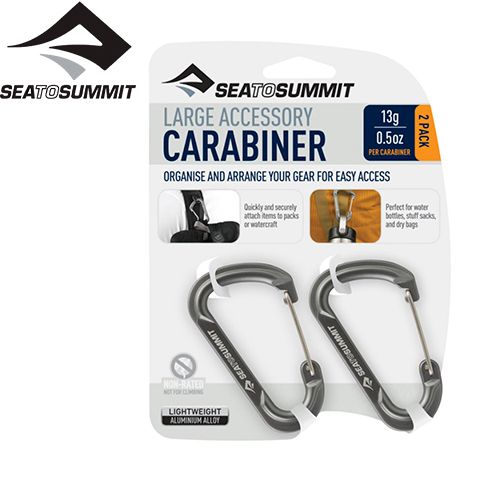 ATD0140-00122101 - Набір карабінів Accessory Carabiner Large Titanium 2pcs