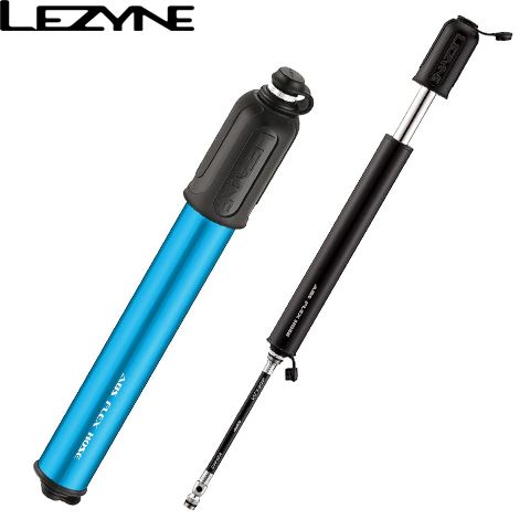 4712805989416 - Насос ручний HV DRIVE M blue (90psi, Presta/Schrader)	