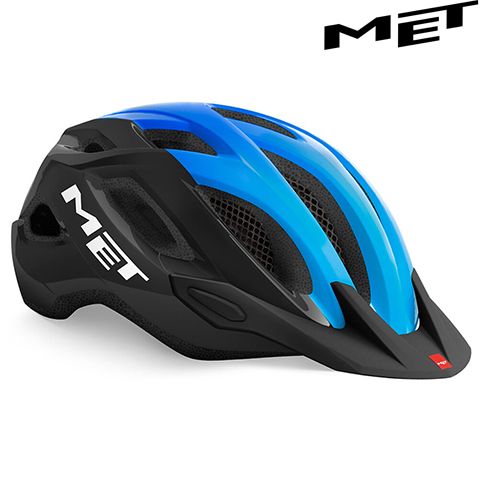 3HM109CE00MCI4 - Велошолом CROSSOVER CE black/cyan/glossy M (52-59 см)