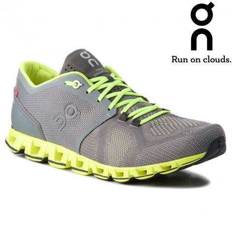 000020.4300#8 - Кросівки чоловічі CLOUD X Grey/Neon