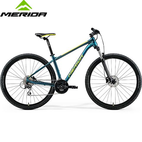 A62211A 02073 - Велосипед BIG.NINE 20-2X teal-blue(lime) рама XL (21") 