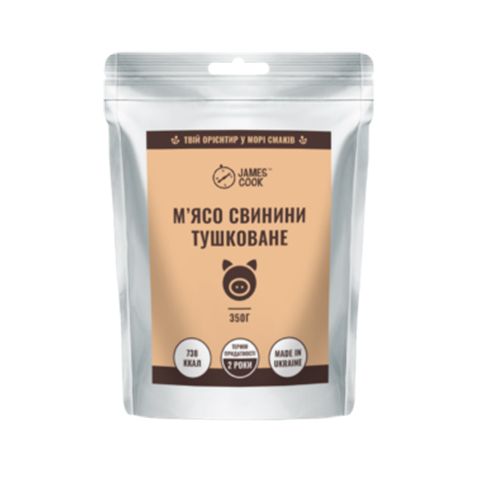 JCM220196 - MRE "М'ясо свинини тушковане", 350 г