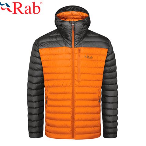 QDB-12-GPM#L - Куртка пухова MICROLIGHT Alpine Jacket graphene/marmalade