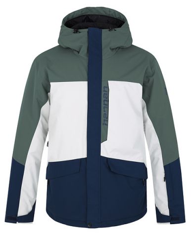 10025222HHX.01#S - Куртка лижна GAROW dark forest/dress blues