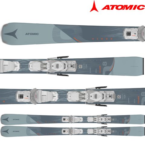 AASS03078#147 - Лижі CLOUD Q8 khaki/grey + кріплення M 10 GW