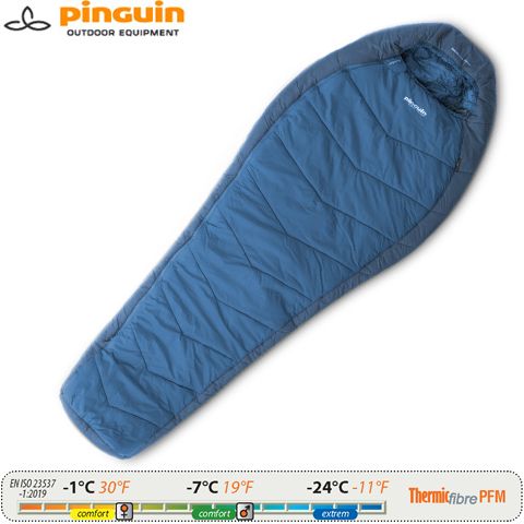 PNG 234152 - Спальник COMFORT PFM 185 blue Left Zip 2020 (-1/-7/-24&deg;C)