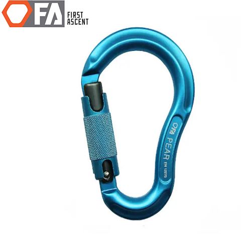 FA7005 - Карабін алюмінієвий PEAR (light blue)