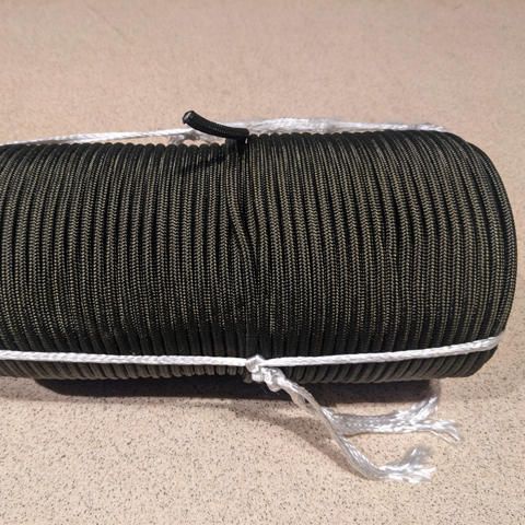 ш-5-40-чор - Шнур статичний 5 мм (клас 40) чорний (1м)