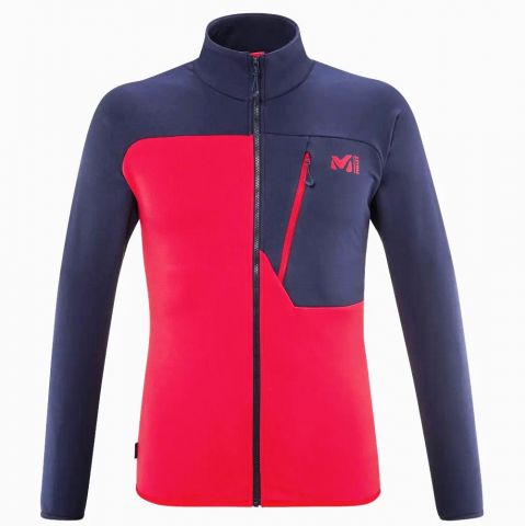 MIV9470 8083#M - Фліс чоловічий SENECA Jacket M rouge/saphir
