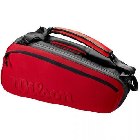WR8016501001 - Сумка тенісна SUPER TOUR 6 PK CLASH V2.0 red/black
