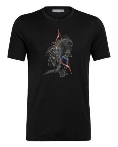 105 088 001 M - Футболка чоловіча Tech Lite SS Crewe Quill Men's black M