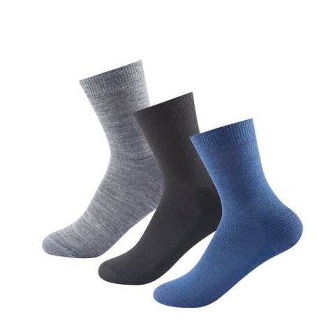 SC593063A-273A#41-46 - Шкарпетки  DAILY MERINO MEDIUM Socks 3PK indigo mix