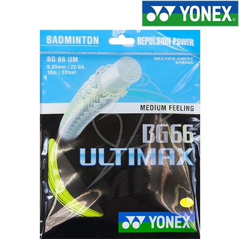 BG66U-430 - Струна бадмінтонна BG-66 Ultimax (white) (10м)