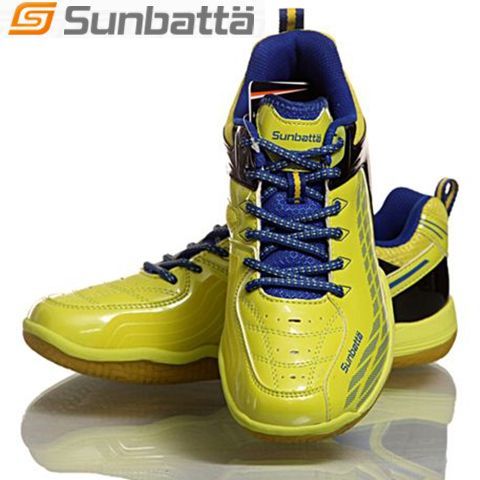 SH-2625#44 - Кросівки SH-2625 yellow/black/blue (бадмінтон/сквош)