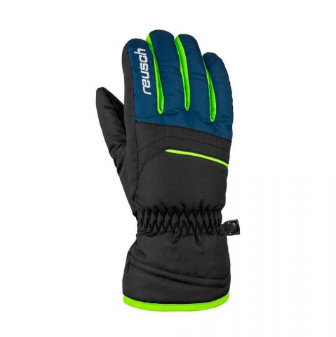 6061115-7712-4.5 - Рукавиці підліткові ALAN Junior black/dress blue/neon green