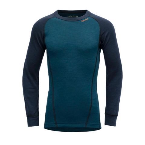GO237223A-284A#10 - Термобілизна (верх) DUO ACTIVE MERINO Shirt JR ink