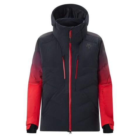 DWMYGK21-bker#56 - Куртка HYBRID DOWN JACKET black/electric red